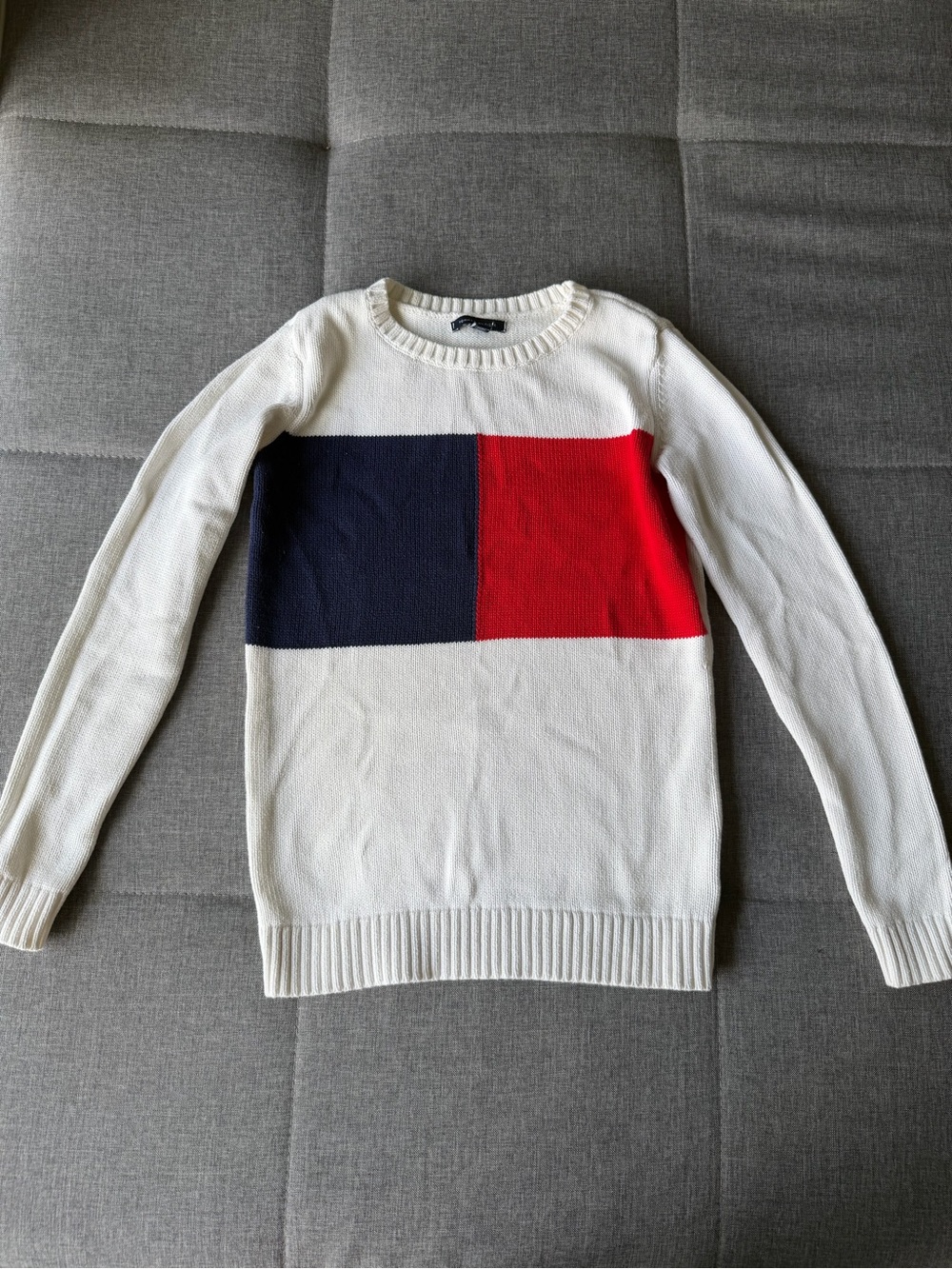 Tommy Hilfiger White Crewneck Sweater